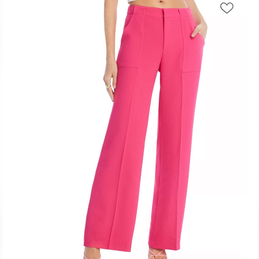 Aqua Pink Wide Leg Trouser Sz Small